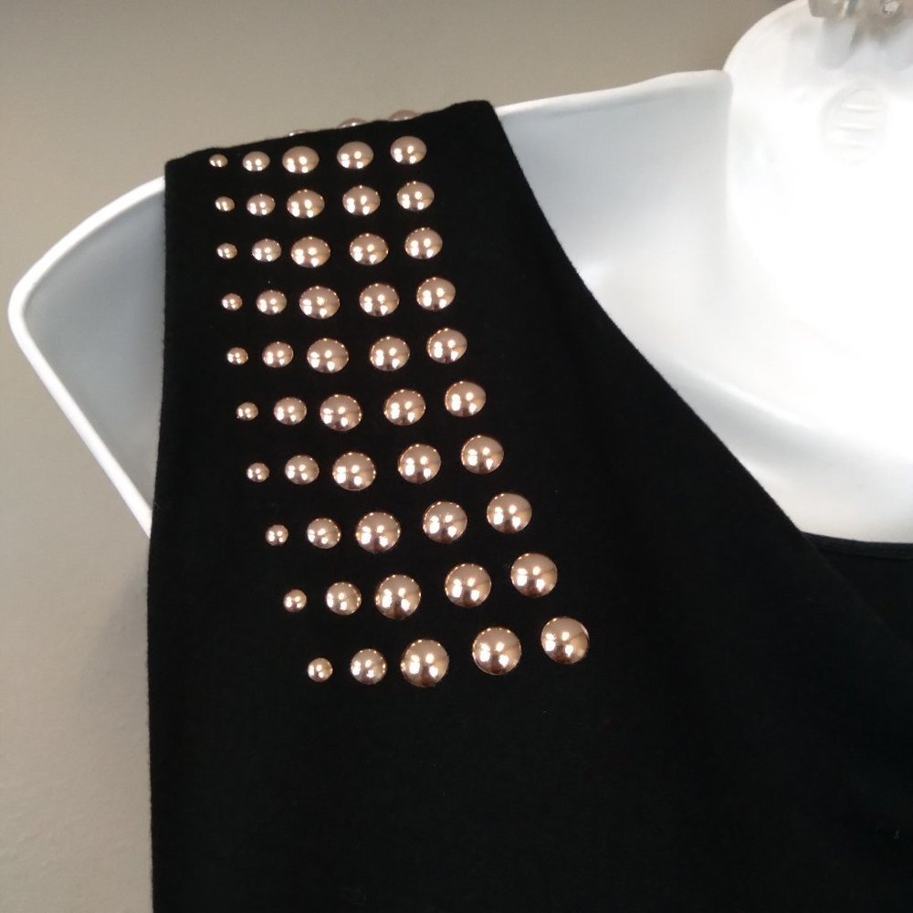 EXPRESS Black Studded Bodycon Party Dress size 6 - Picture 9 of 10